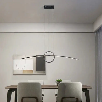 Design Pendelleuchte, Schwarz und Gold, Dimmbar | Luxara