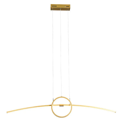 Design Pendelleuchte, Schwarz und Gold, Dimmbar | Luxara