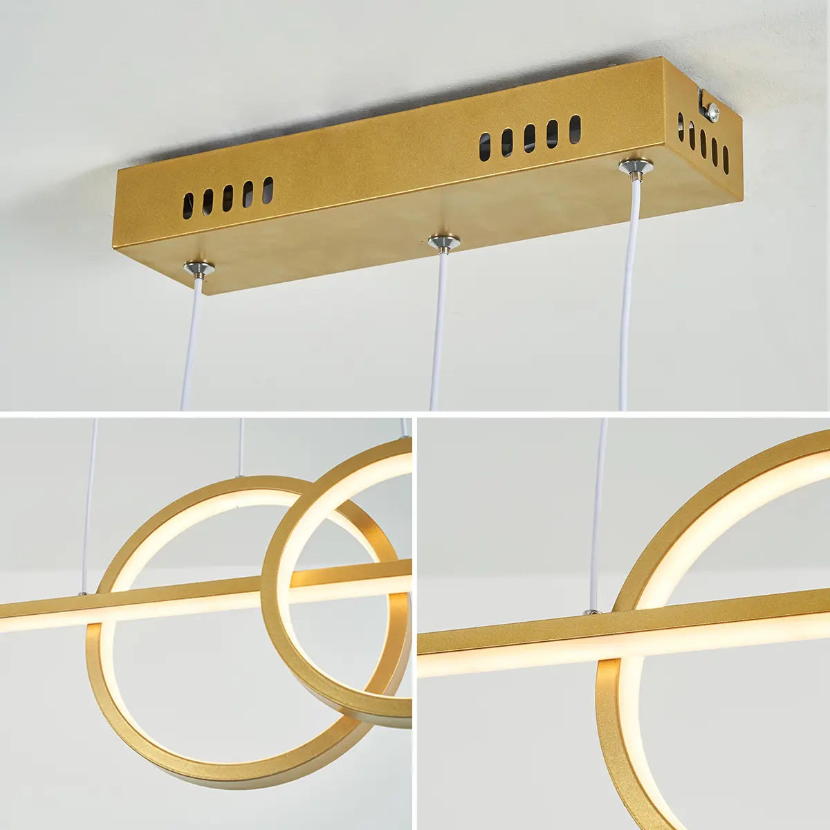 Pendelleuchte Design, Schwarz oder Gold | Luxara