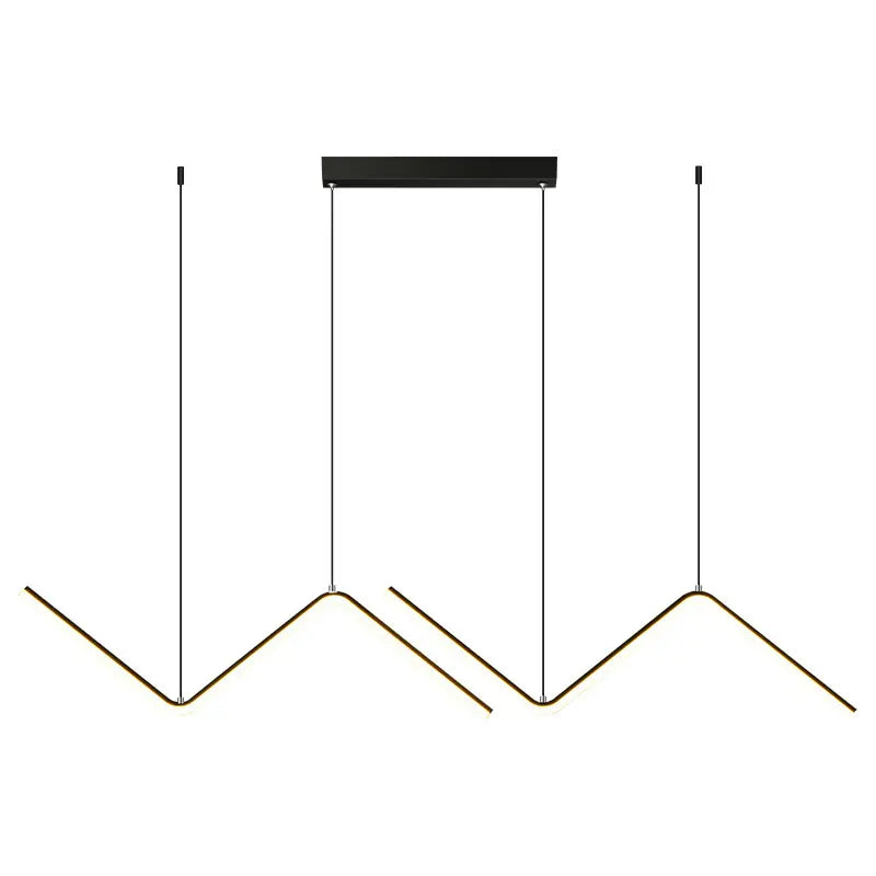 Design Pendelleuchte, Schwarz und Gold | Gnistør