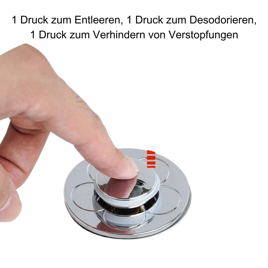 FlexiPlug™⎪2-in-1 Universeller Abflussstopfen