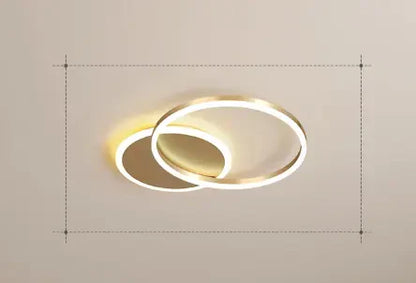 Moderne Deckenleuchte gold, 2- oder 3-teilig | Solara