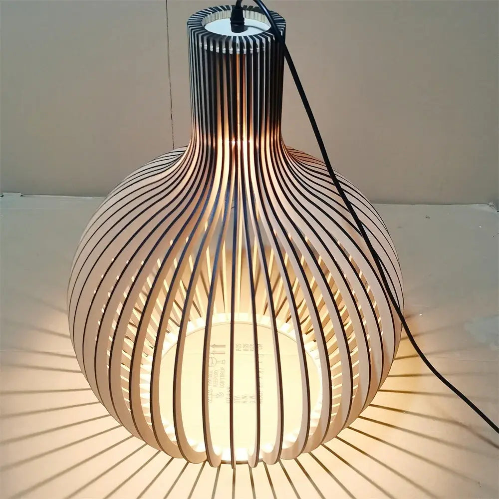 Pendelleuchte Holz, Ø35cm Ø45cm Ø55cm | Lignum