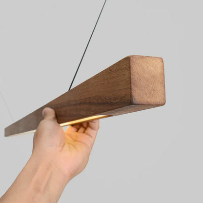 Pendelleuchte Holzdesign, länglich | Glød