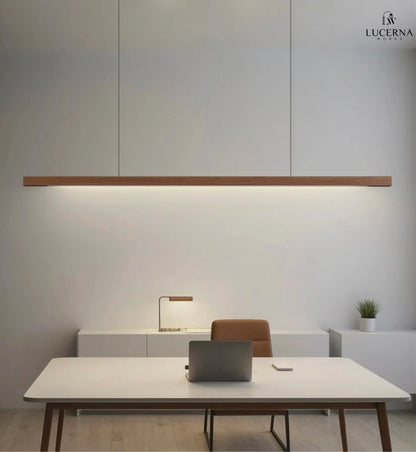 Pendelleuchte Holzdesign, länglich | Glød