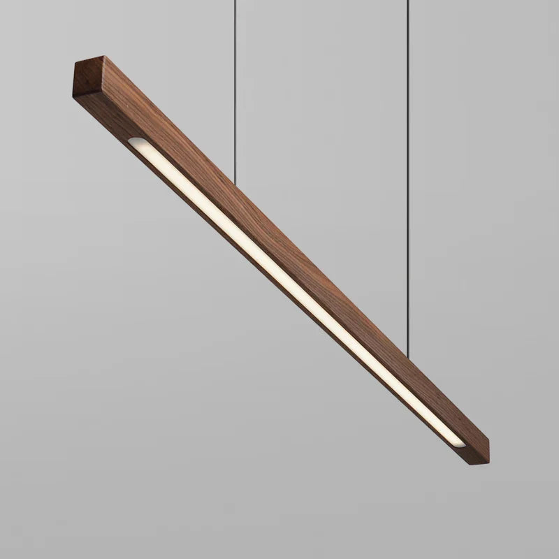 Pendelleuchte Holzdesign, länglich | Glød
