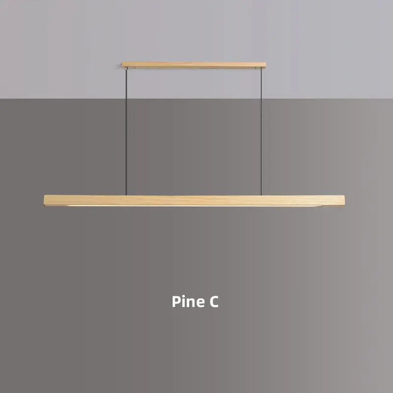 Pendelleuchte Holzdesign, länglich | Glød