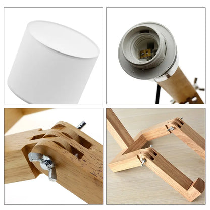 Tischlampe Holz, Modern | Lignum