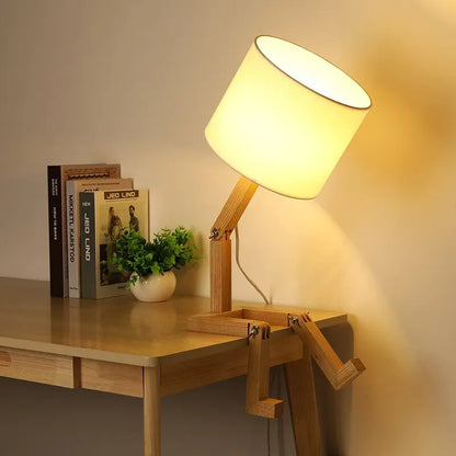 Tischlampe Holz, Modern | Lignum