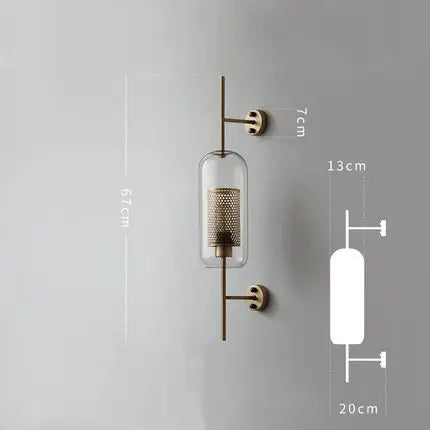 Wandleuchte Industrial, Metall | Spatium