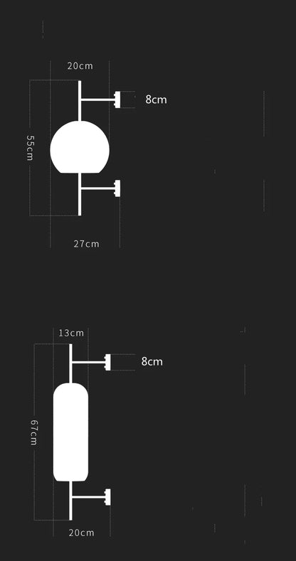 Wandleuchte Industrial, Metall | Spatium