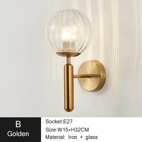 Wandleuchte Glas modern | Flora