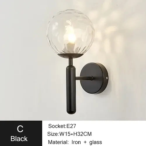 Wandleuchte Glas modern | Flora
