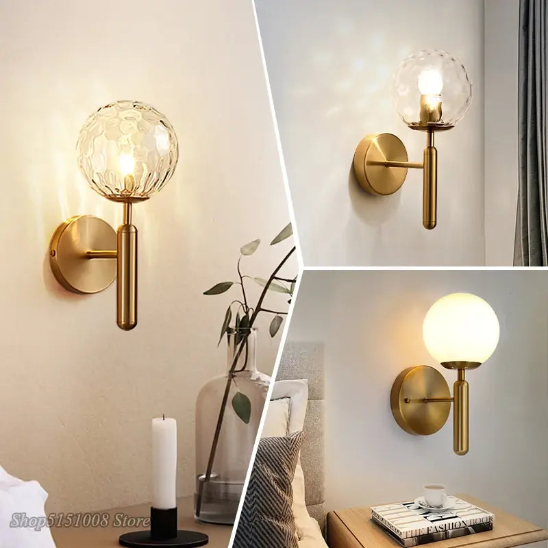 Wandleuchte Glas modern | Flora